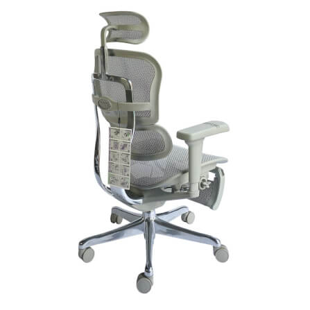 เก้าอี้เพื่อสุขภาพ DF PROCHAIR รุ่น Ergo Elite Ultra Plus สีเทา_4